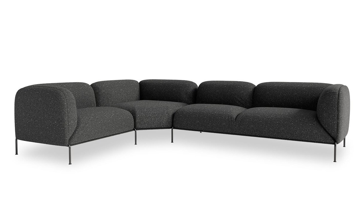 Kler tamsiai pilka modulinė sofa Daze – kitas rakursas