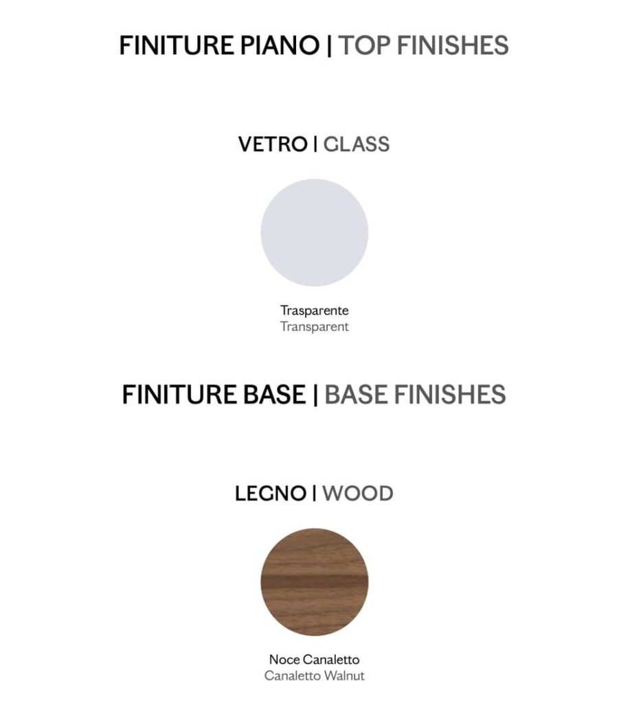 ACCO miniforms modernus stiklinis apvalus kavos ir žurnalinis staliukas paviršiai