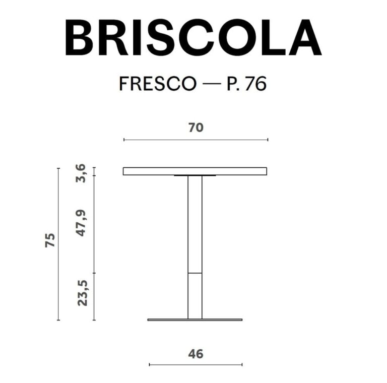 BRISCOLA Miniforms modernus apvalus staliukas (7)