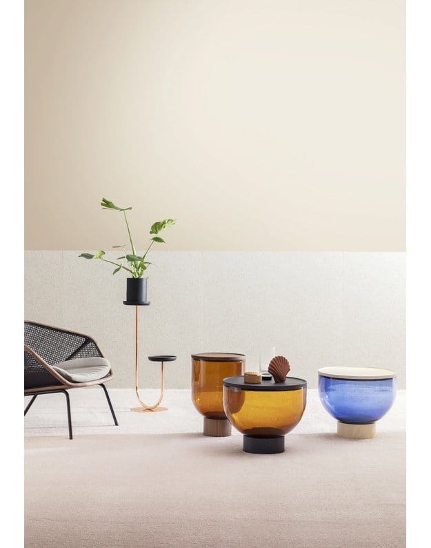 MASTEA miniforms kavos ir žurnaliniai stiklo staliukai su mediniu stalviršiu svetainei modernūs (2)