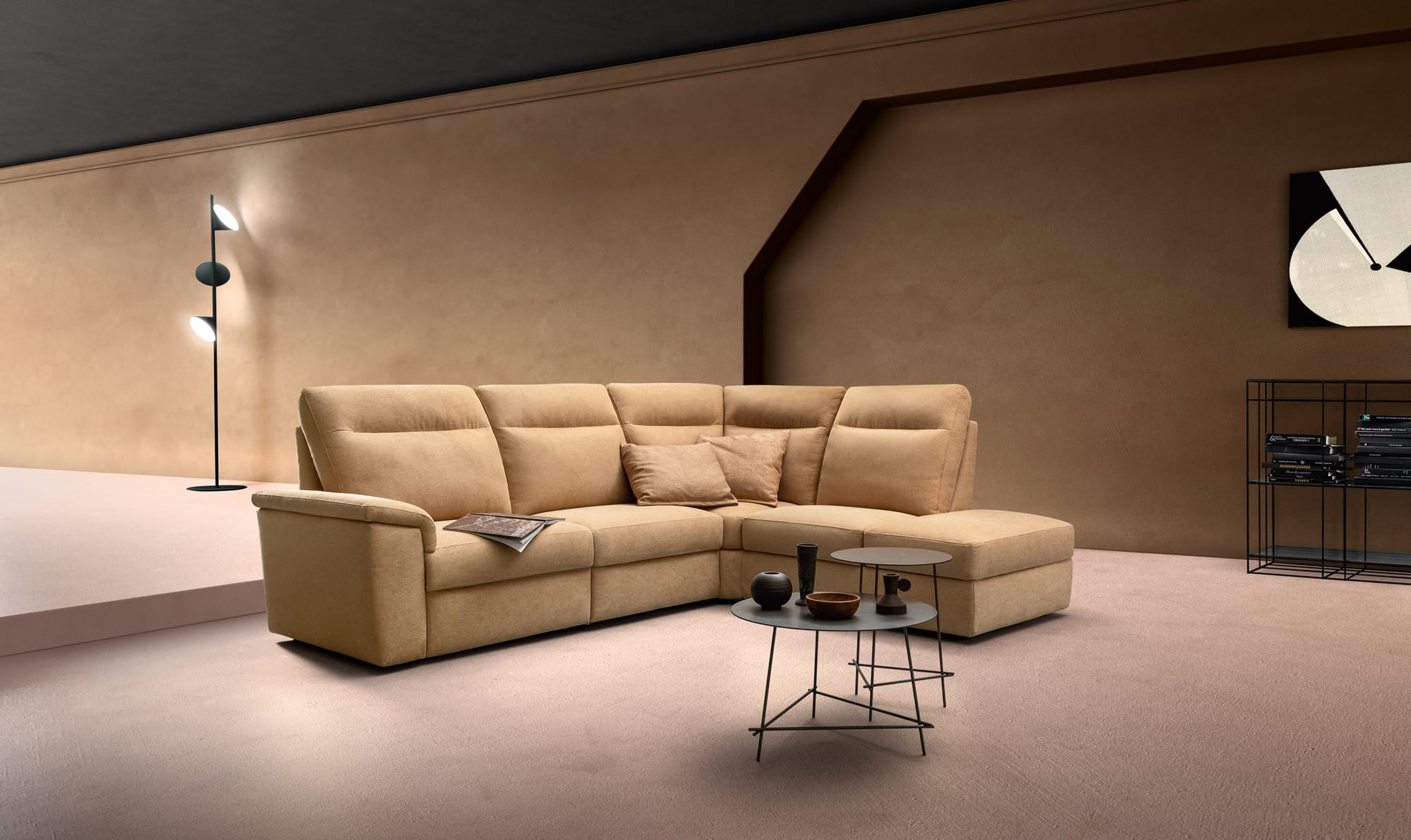 Minkštas kampas Swing Tender