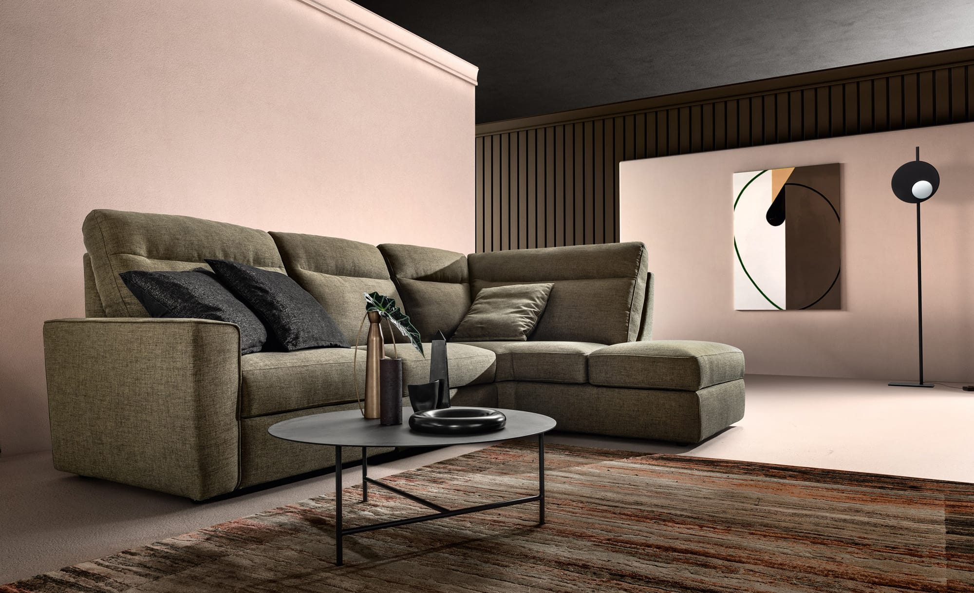 Minkštas kampas Swing Slick