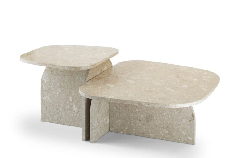 PHILIA LARGE modernus kavos ir žurnalinis staliukas marmuro, akmens (7)
