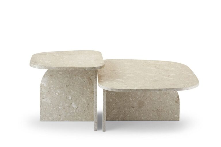PHILIA LARGE modernus kavos ir žurnalinis staliukas marmuro, akmens (8)