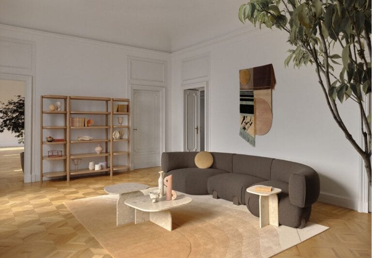 PHILIA SMALL akmens marmuro kavos ir žurnalinis staliukas svetainei (2)