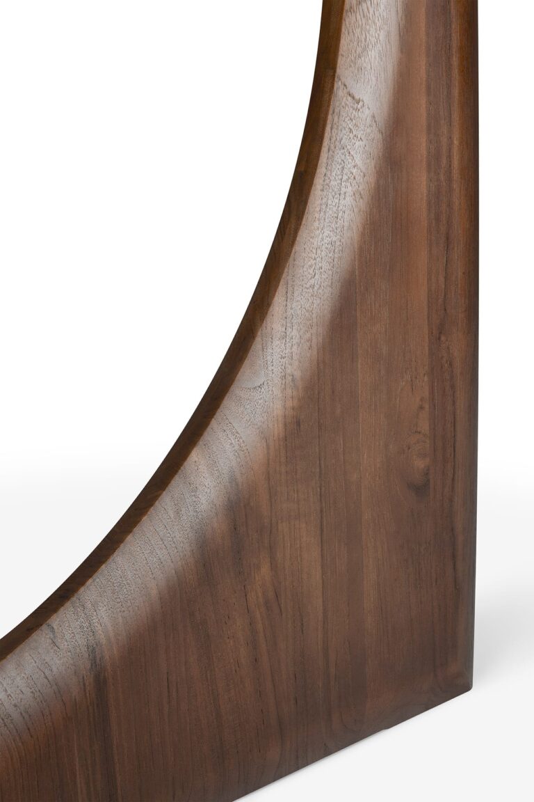 10513 Medinis apvalus Itališkas Valgomojo stalas Geometric 150cm ilgio (17)