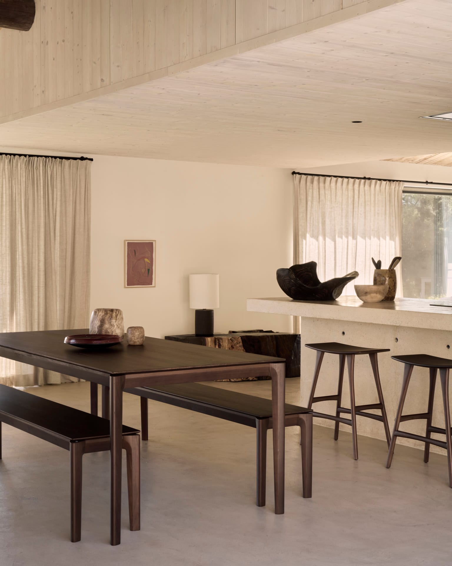 10691 Valgomojo stalas Bok 220x95x76h cm medinis (34)