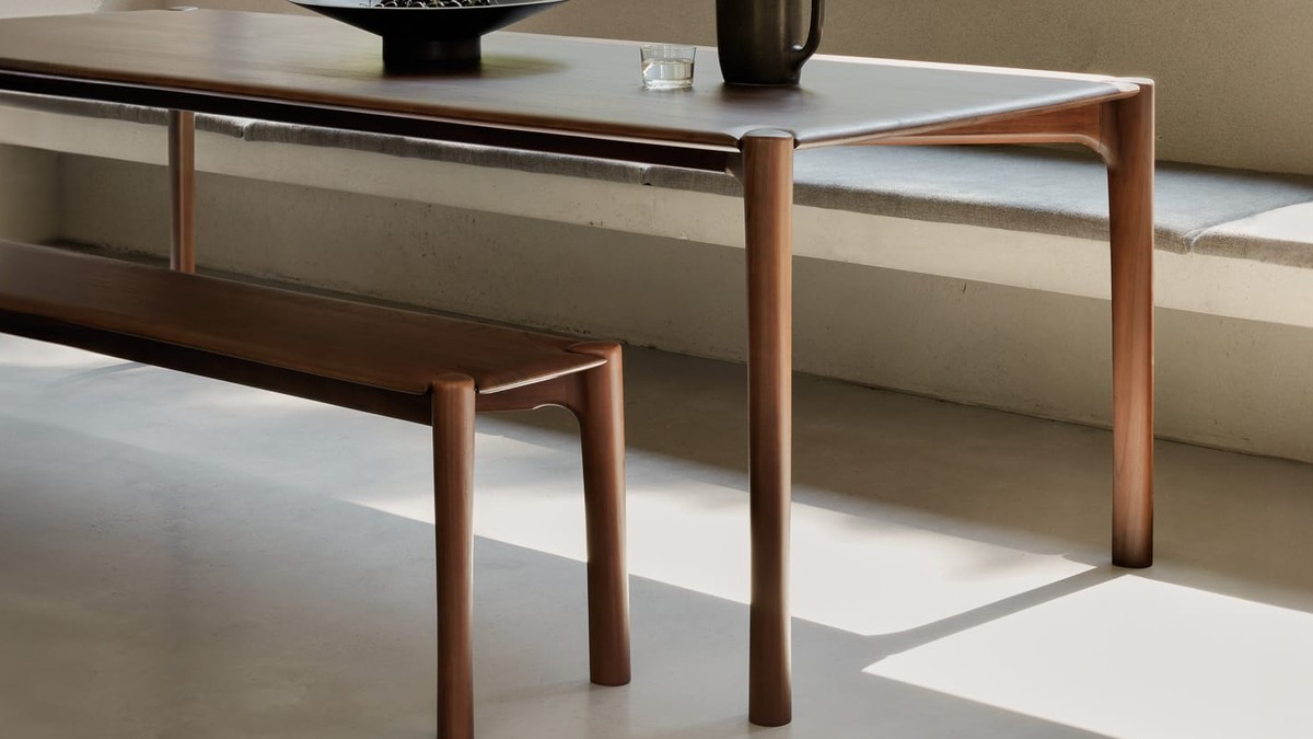 Valgomojo stalas PI Rectangular Teak Brwon