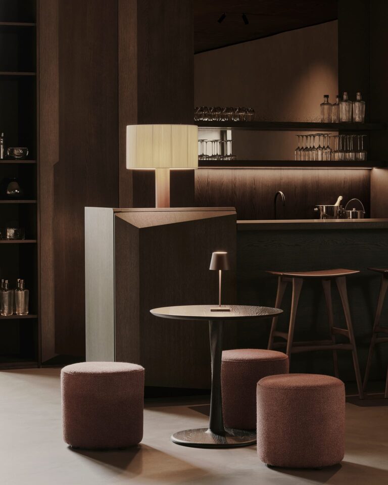 50011 Itališkas Modernus Valgomojo stalas Torsion medinis juodas plotis 70 cm (5)