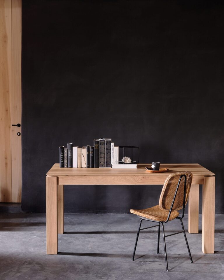 51942 išskleidžiamas valgomojo medinis stalas Slice (2)