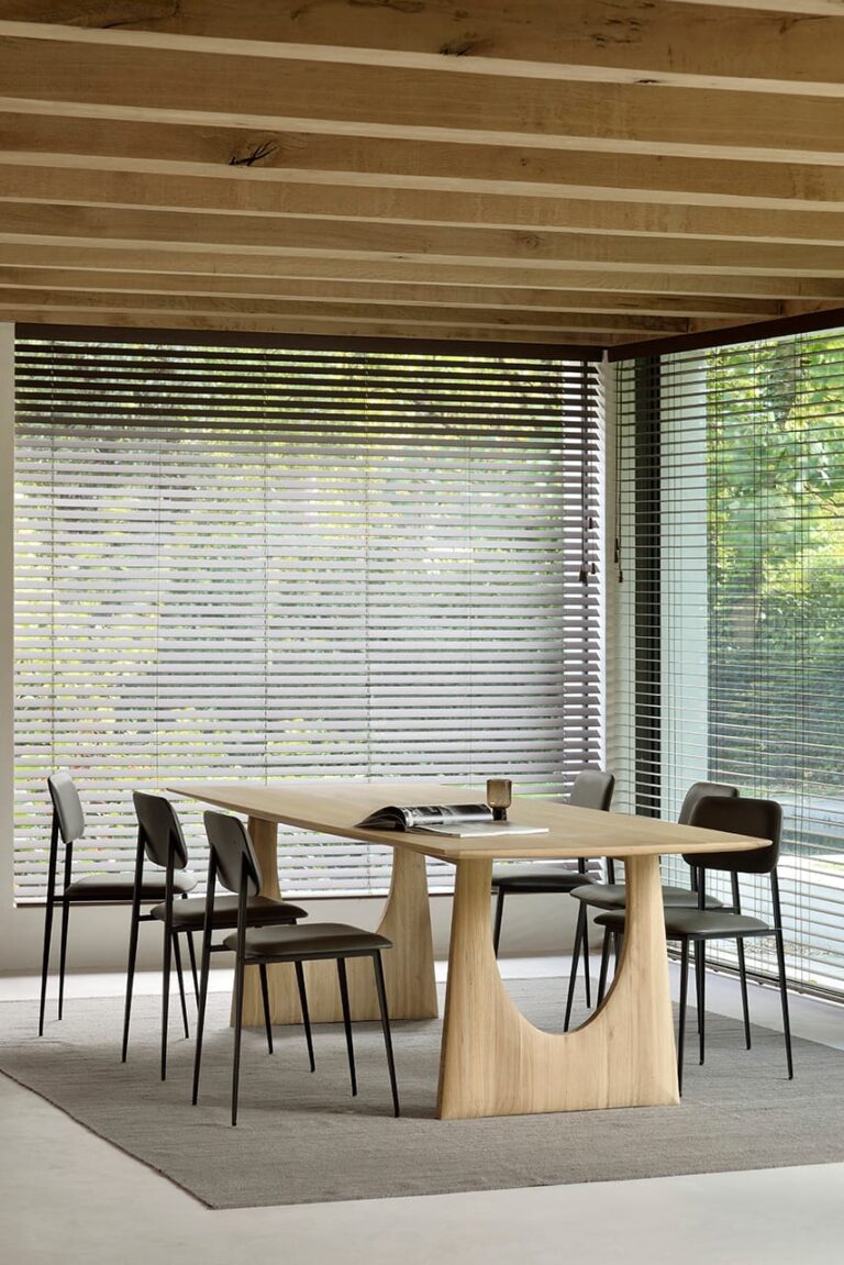 55013 medinis itališkas Valgomojo stalas Geometric 250 cm ilgio (26)