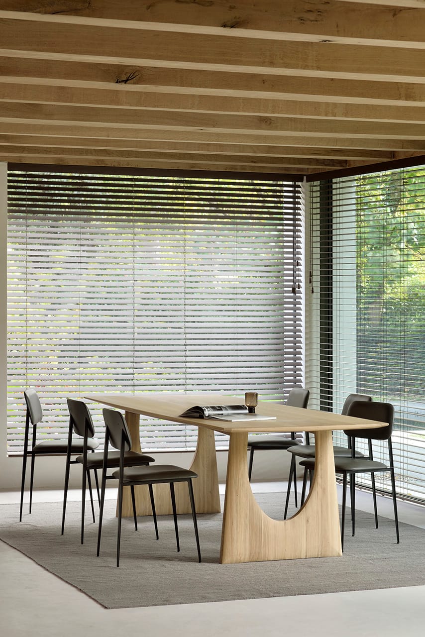 55013 medinis itališkas Valgomojo stalas Geometric 250 cm ilgio (26)