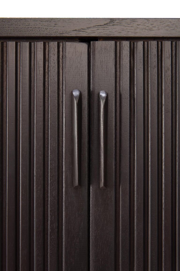 10052 Svetainės komoda Roller Max 168x45x80h cm juoda komoda prabangi (11)