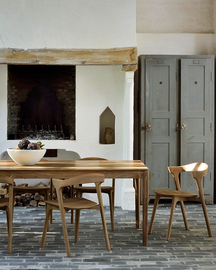 10156 Valgomojo kėdė Bok 50x54x76h cm rudas medis (21)