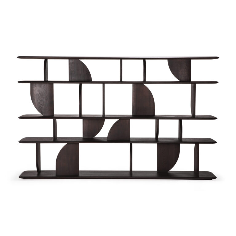 10496 Lentyna Geometric 210x35x130h cm tamsaus medžio skandinaviško ir japandi stiliaus (22)