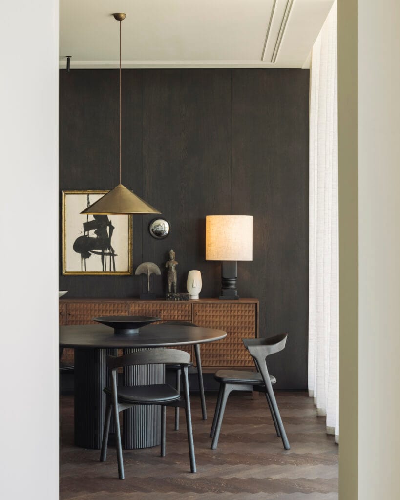 15347 Svetainės komoda Sono 228x48x87h cm tamsaus medžio prabangi tekstūra (51)