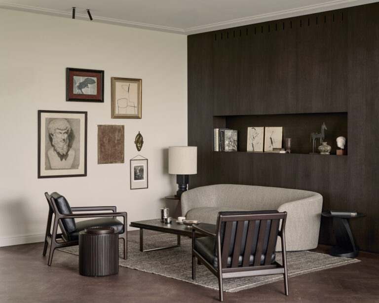 35003 Šoninis staliukas Roller Max 40x40x42h cm apvalus juodas (44)