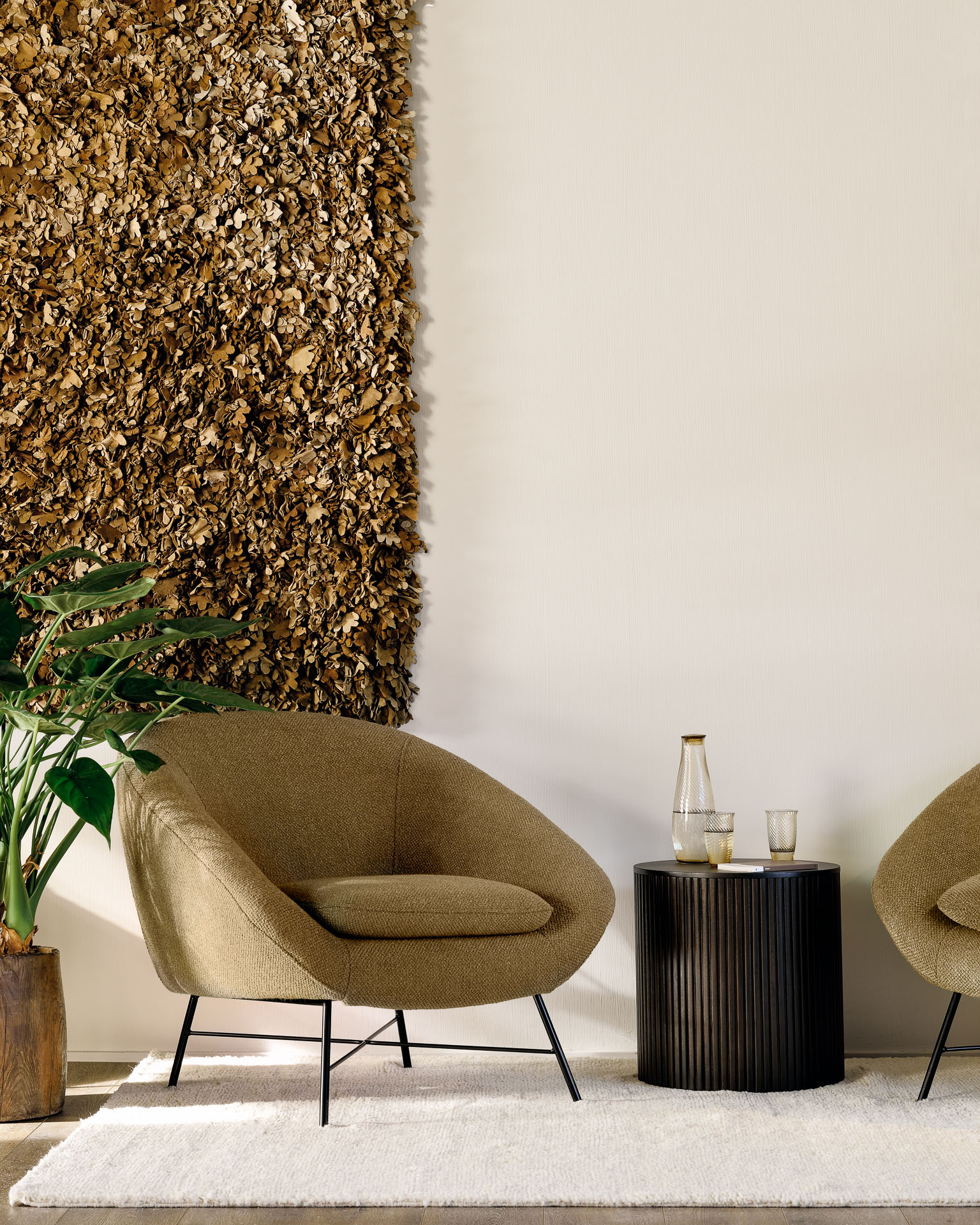 35003 Šoninis staliukas Roller Max 40x40x42h cm apvalus juodas (8)