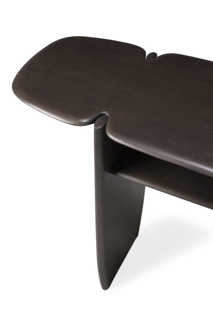 35009 Konsolė PI 130x40x75h cm juoda medinė Ethnicraft (2)