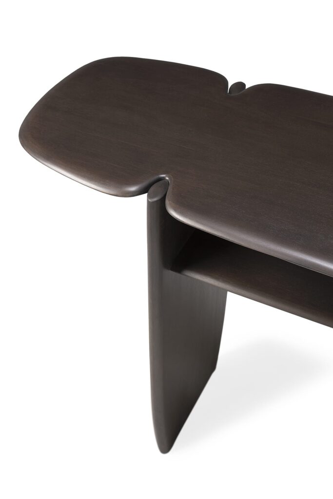 35009 Konsolė PI 130x40x75h cm juoda medinė Ethnicraft (9)