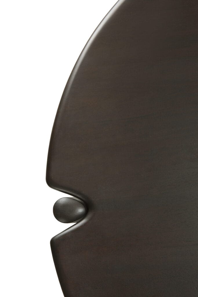 35012 Kavos ir žurnalų staliukas PI 65x65x41h cm juodas apvalus medinis (10)