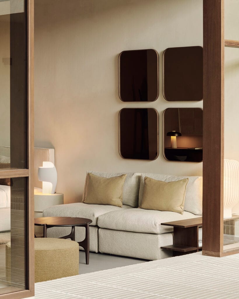 35012 Kavos ir žurnalų staliukas PI 65x65x41h cm juodas apvalus medinis (3)