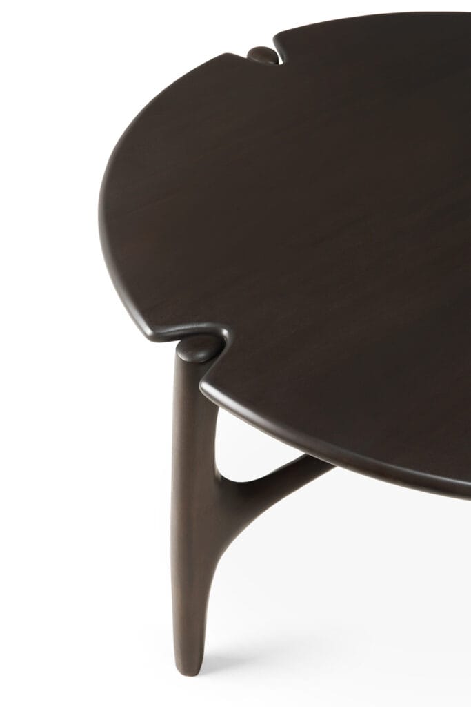 35012 Kavos ir žurnalų staliukas PI 65x65x41h cm juodas apvalus medinis (8)