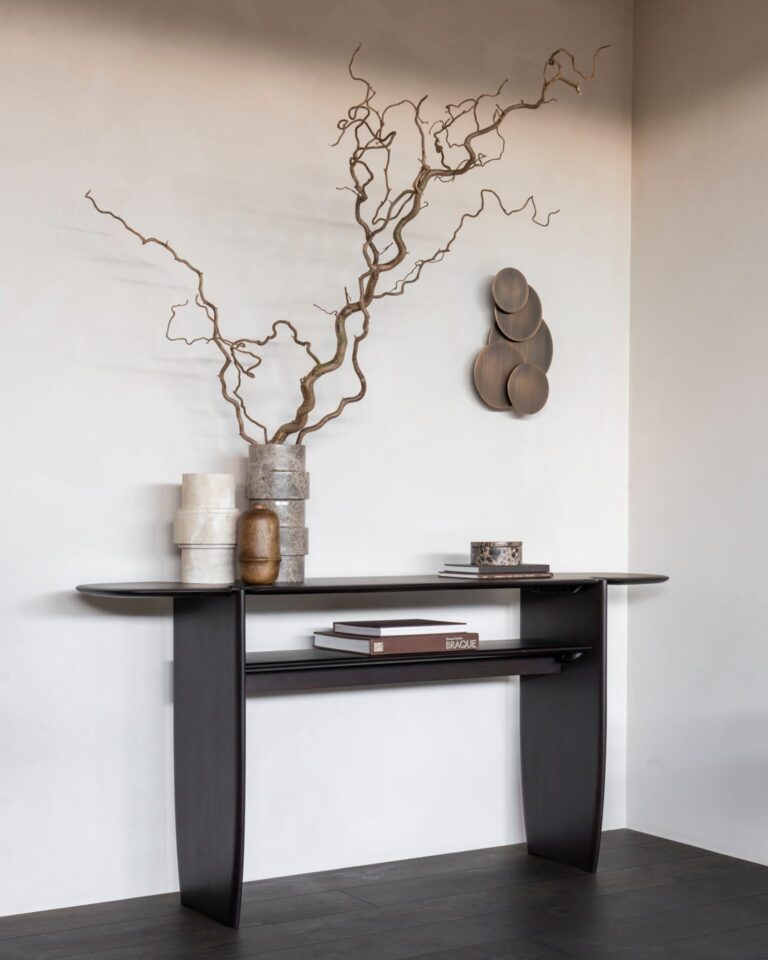 35060 Konsolė PI 160x40x75h cm juoda medinė Ethnicraft (10)