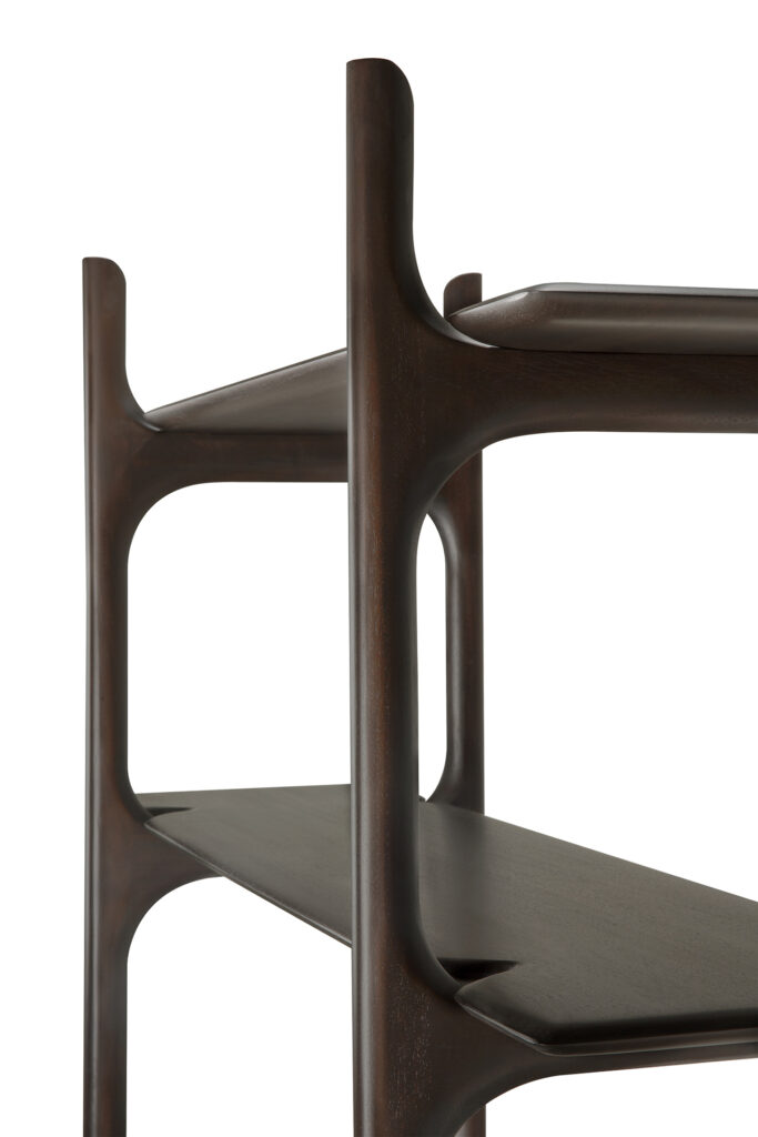 35061 Lentyna Pi 110x39x187h cm tamsaus medžio japandi ir skandinaviško stiliaus (2)