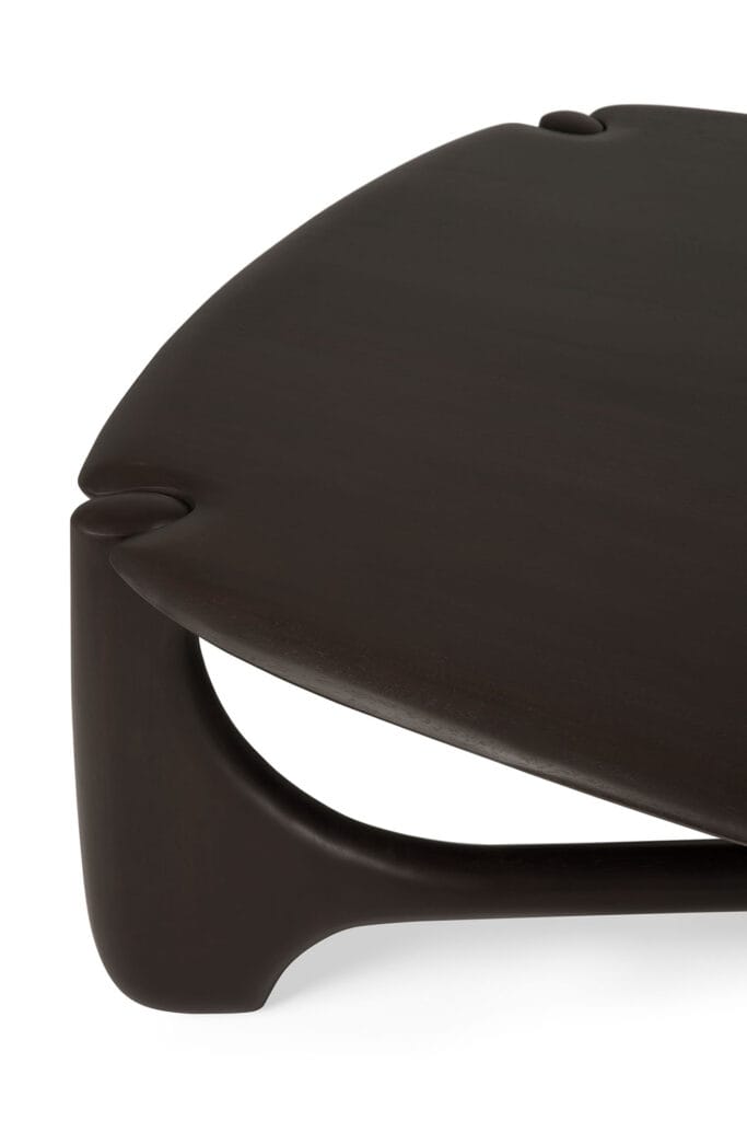 35145 Kavos ir žurnalų staliukas PI 134x97x41h cm juodas medinis (3)