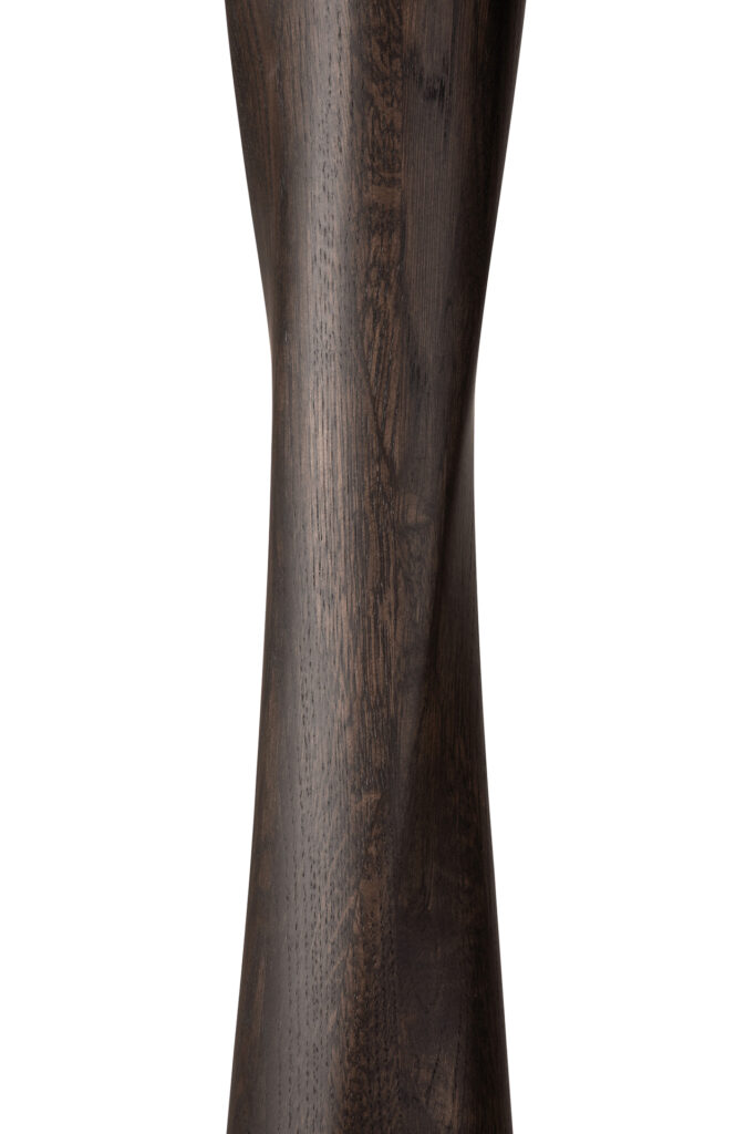 50024 Baro stalas Torsion 90x90x76h cm apvalus juodas (10)