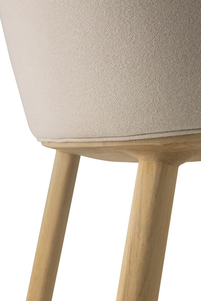 50695 Valgomojo kėdė Unda 61x58x81h cm šviesi moderni su nugarėle (23)