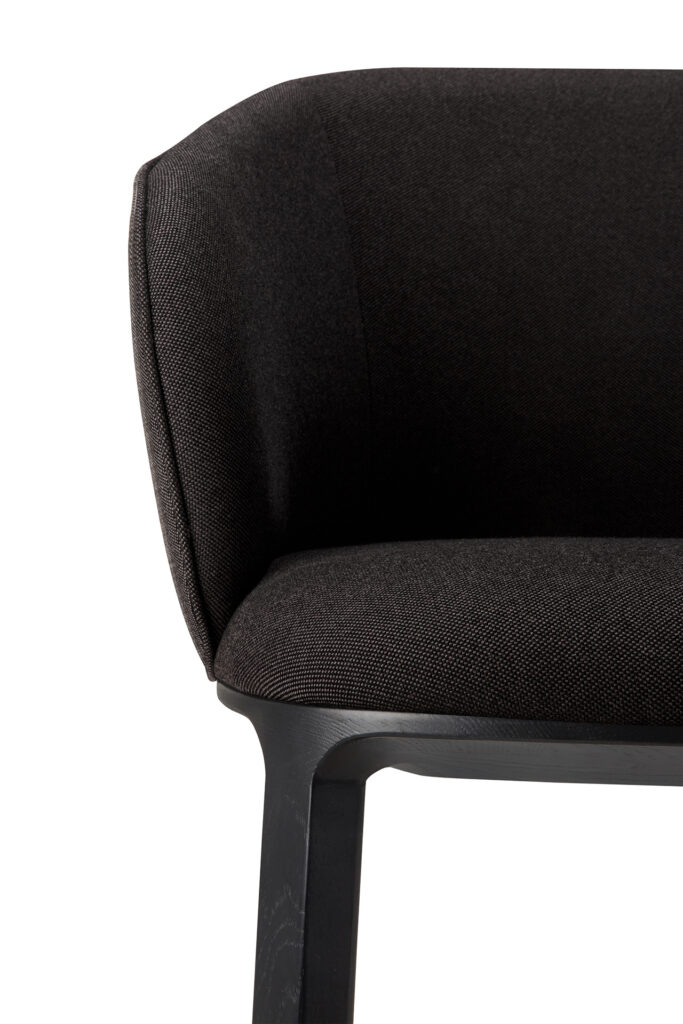 50696 Valgomojo kėdė Unda 61x58x81h cm juoda (20)