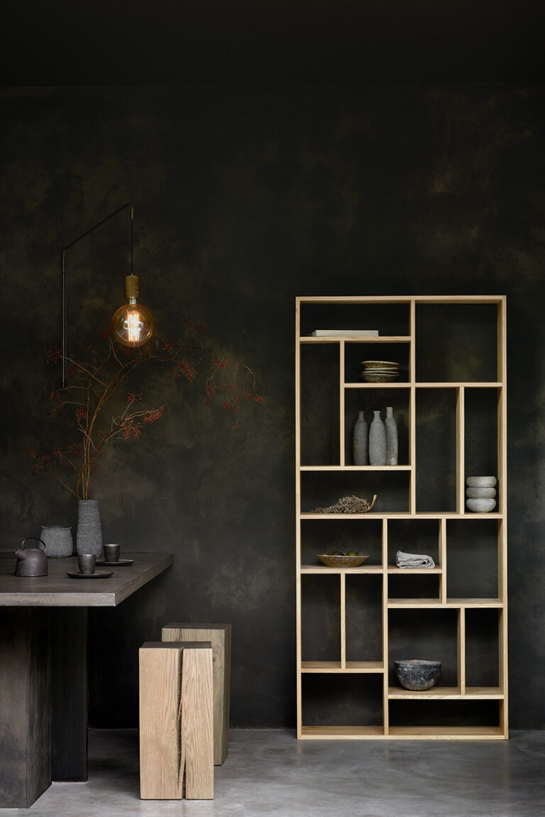 50771 Lentyna M 104x30x219h cm šviesaus medžio ąžuolo skandinaviško ir japandi stiliaus (22)