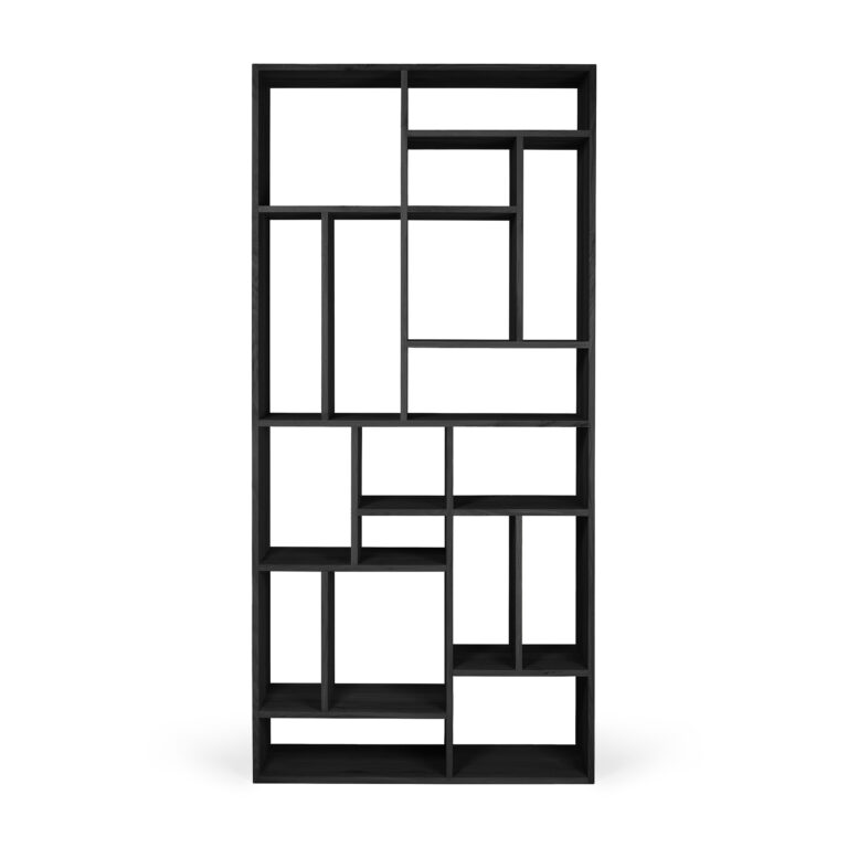 50781 Lentyna M skandinaviško ir japandi stiliaus juodo medžio 104x30x219h cm (21)