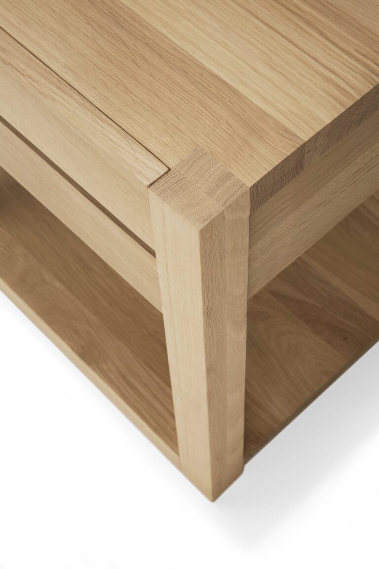 51140 Naktinė spintelė Azur 48x44x48h cm šviesaus medžio ąžuolo (7)