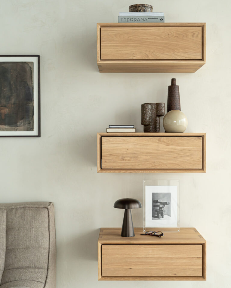 51224 Naktinė spintelė Nordic II skandinaviško stiliaus šviesaus ąžuolo 57x40x21h cm (38)