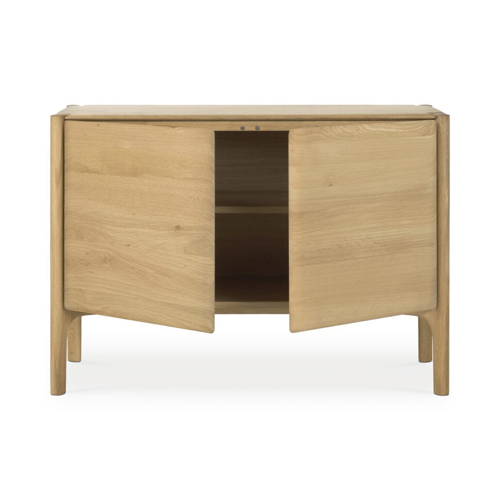 51317 Svetainės komoda PI 119x45x83h cm šviesaus medžio (14)