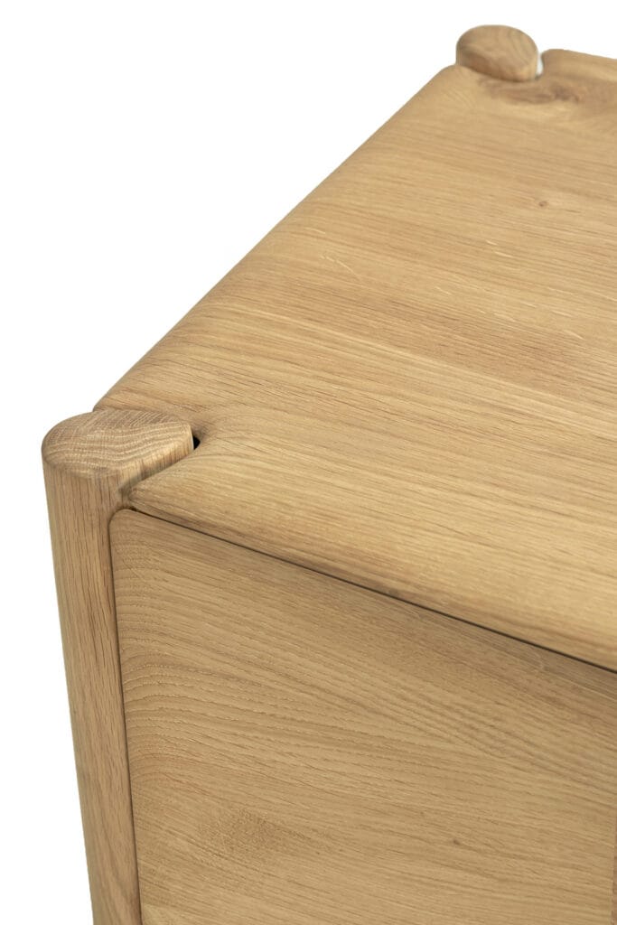 51317 Svetainės komoda PI 119x45x83h cm šviesaus medžio (2)