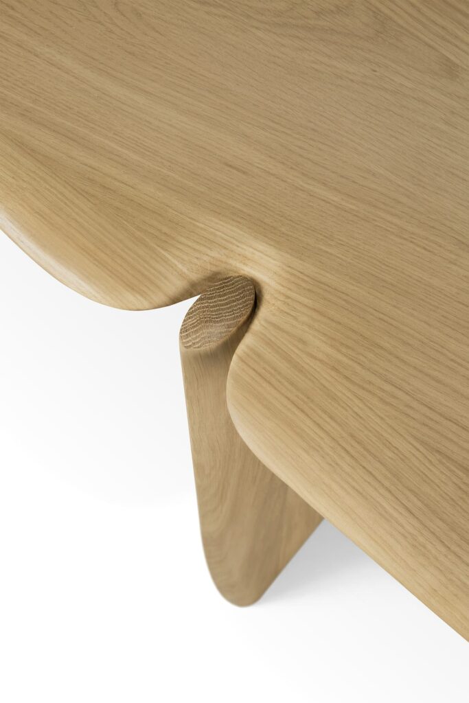 51335 Konsolė PI 130x40x75h cm šviesaus medžio Ethnicraft (4)