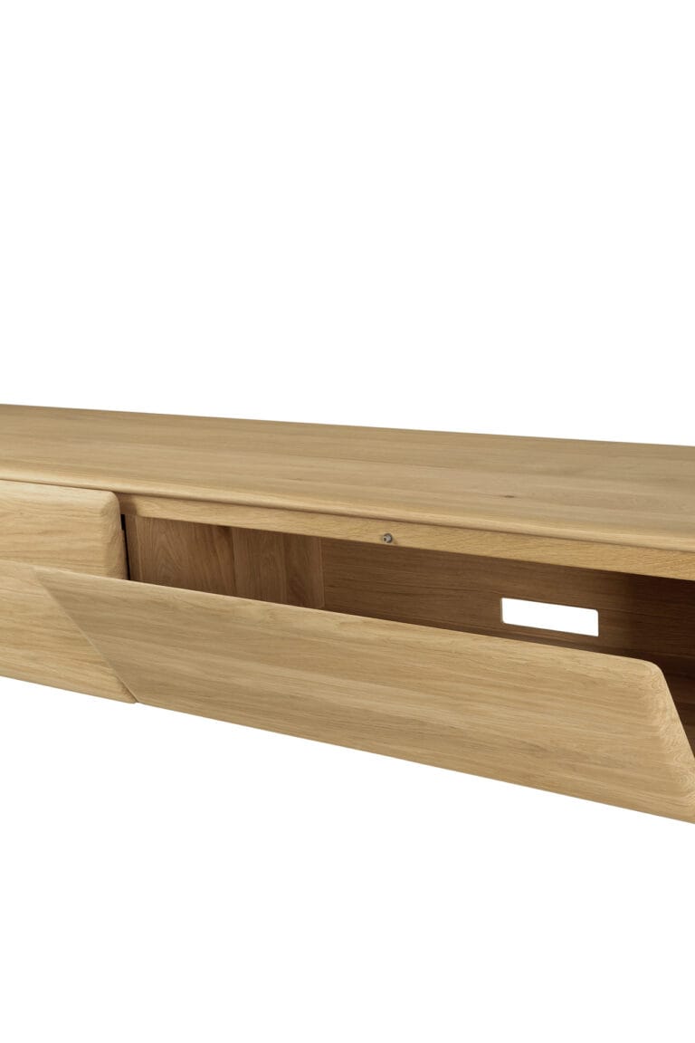 51344 Tv spintelė PI medinė šviesaus medžio 164x45x53h cm (7)