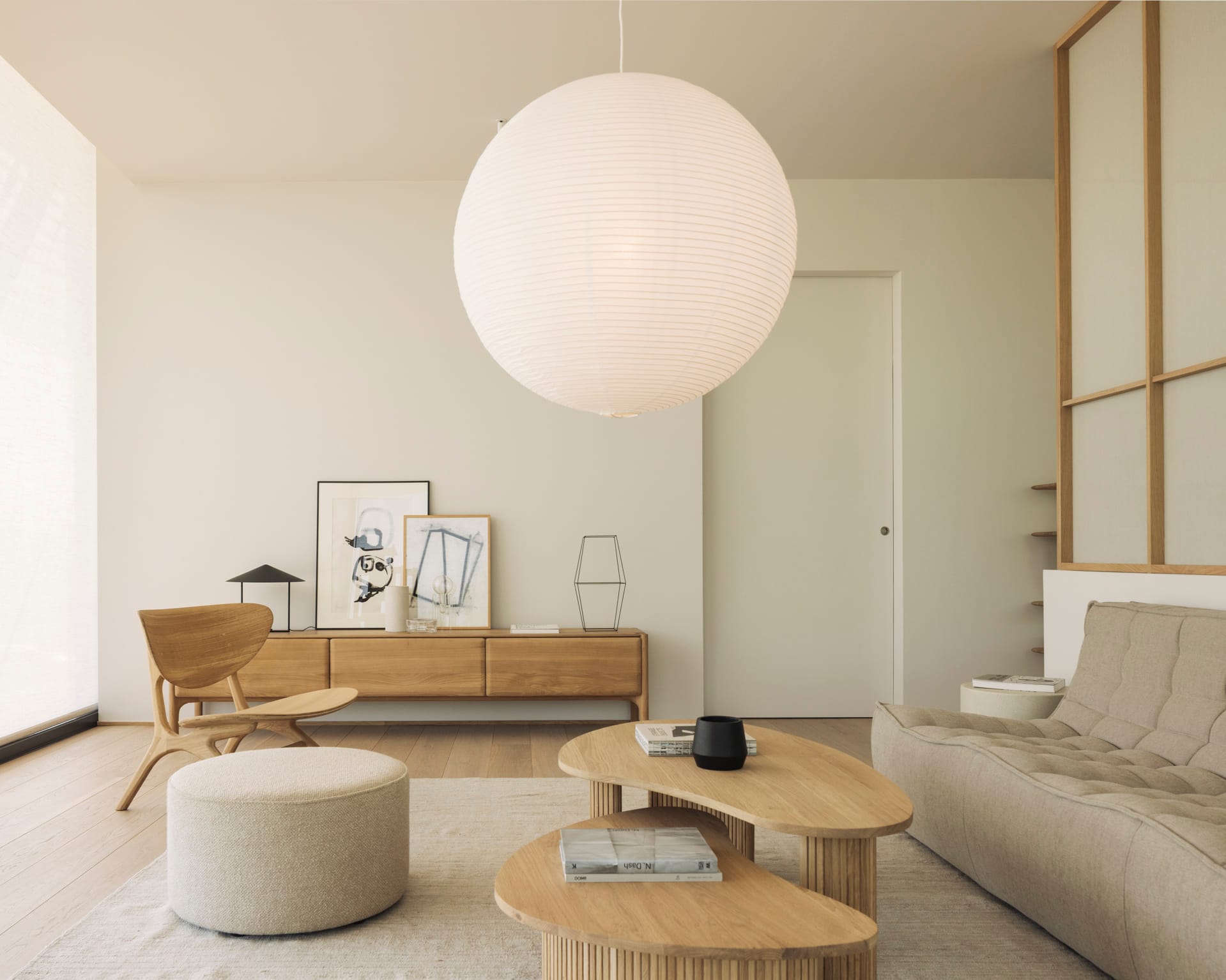 51345 Tv spintelė PI 242x45x53h cm šviesaus medžio ant kojelių (14)