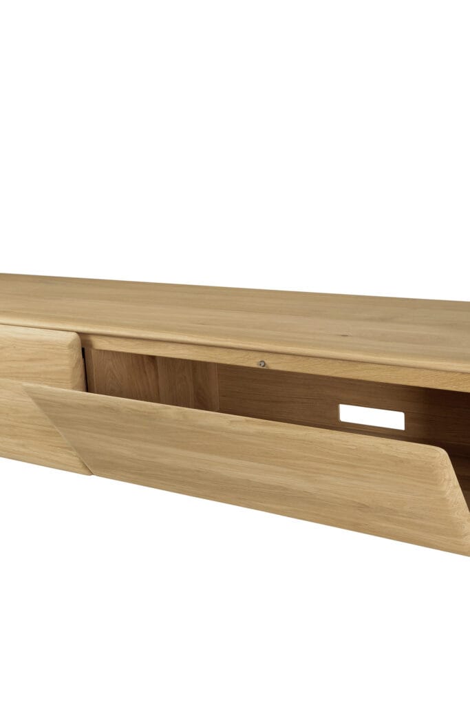 51345 Tv spintelė PI 242x45x53h cm šviesaus medžio ant kojelių (3)