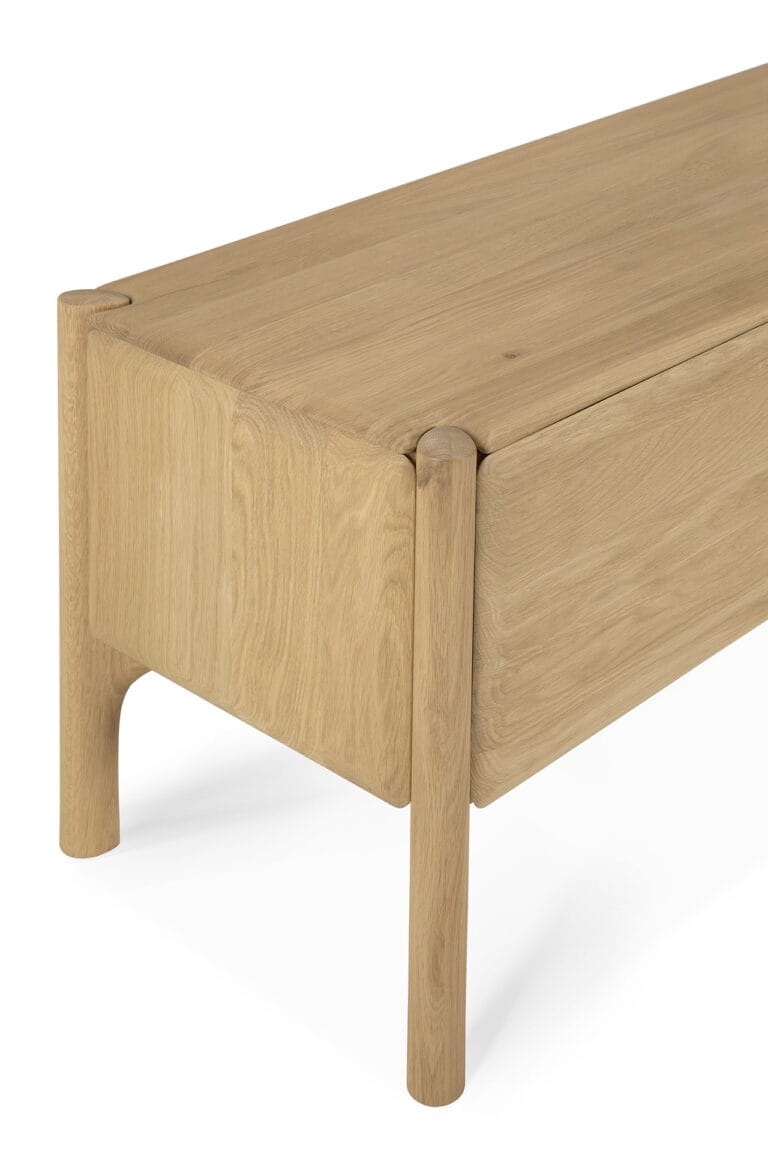 51345 Tv spintelė PI 242x45x53h cm šviesaus medžio ant kojelių (5)