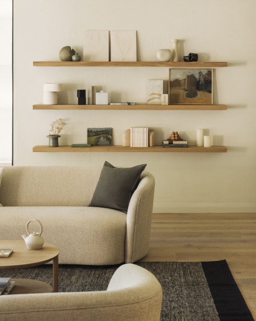 51360 Lentyna Wall 210x22x5h cm šviesaus medžio ąžuolinė (7)