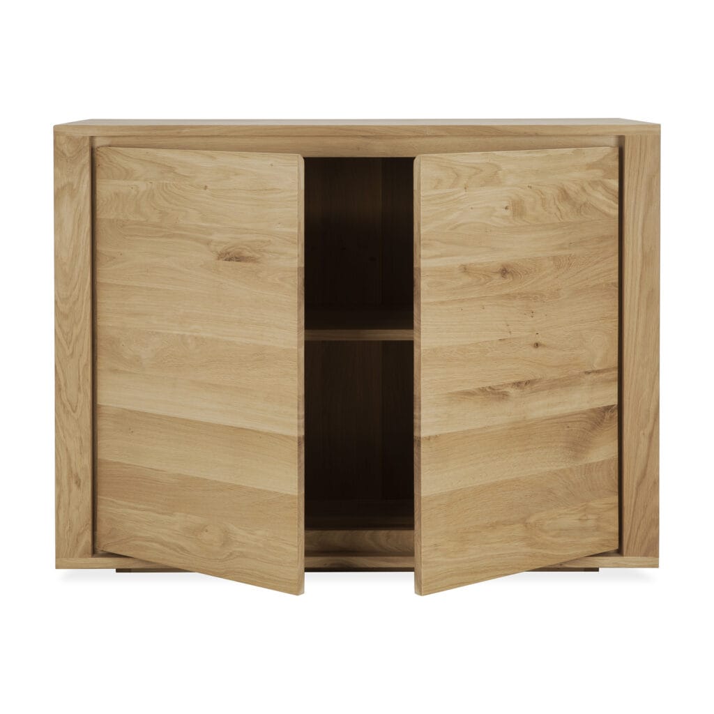 51370 Svetainės komoda Shadow 109x45x84h cm šviesaus medžio ąžuolo japandi ir skandinaviško stiliaus (34)