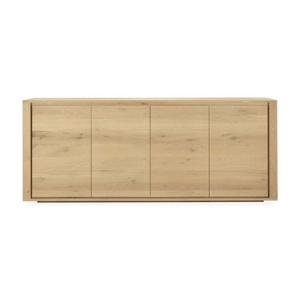 51372 Svetainės komoda Shadow 203x45x84h cm šviesaus medžio ąžuolo (15)
