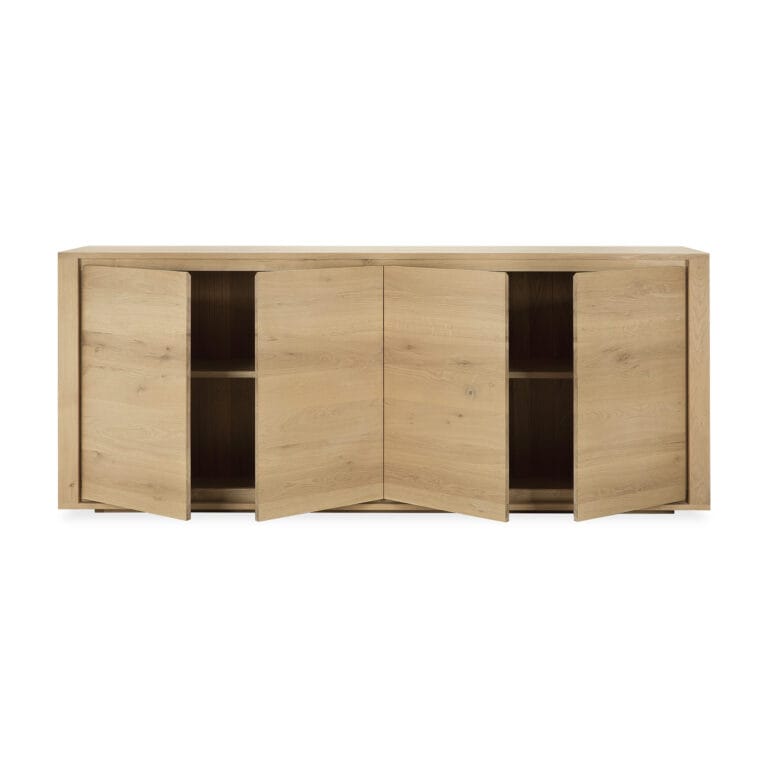 51372 Svetainės komoda Shadow 203x45x84h cm šviesaus medžio ąžuolo (19)