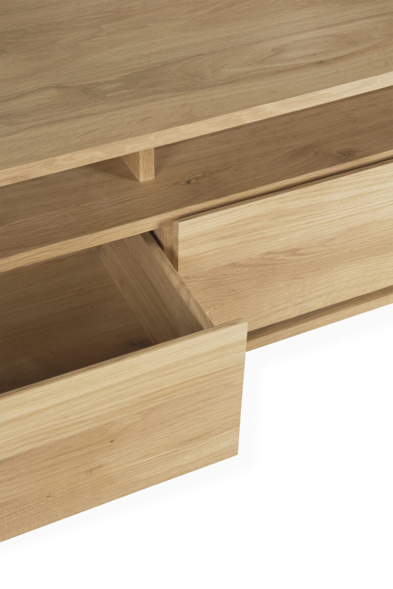 51375 Tv spintelė Shadow 140x46x42h cm skandinaviško stiliaus šviesaus medžio ąžuolo (11)