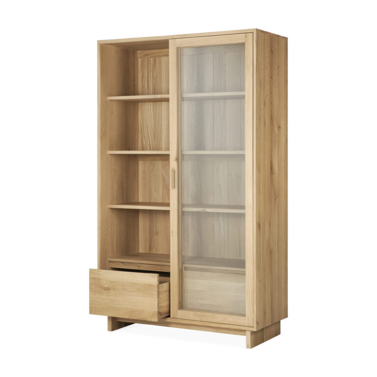 51455 Indauja Wave 110x46x183h cm šviesaus ąžuolo medžio skandinaviško stiliaus (34)